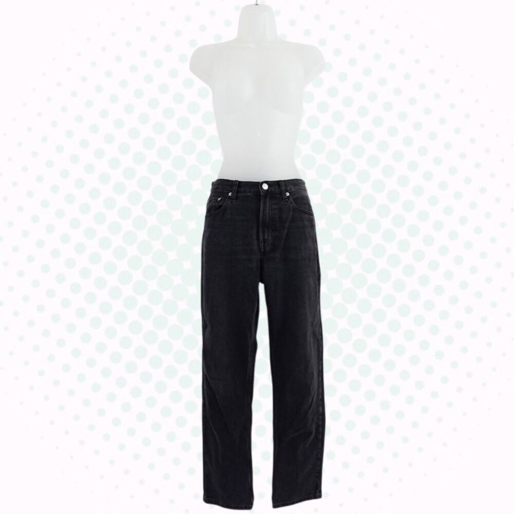 Everlane Black Super Soft Organic Cotton Straight Leg Mid Rise Jeans Size 27